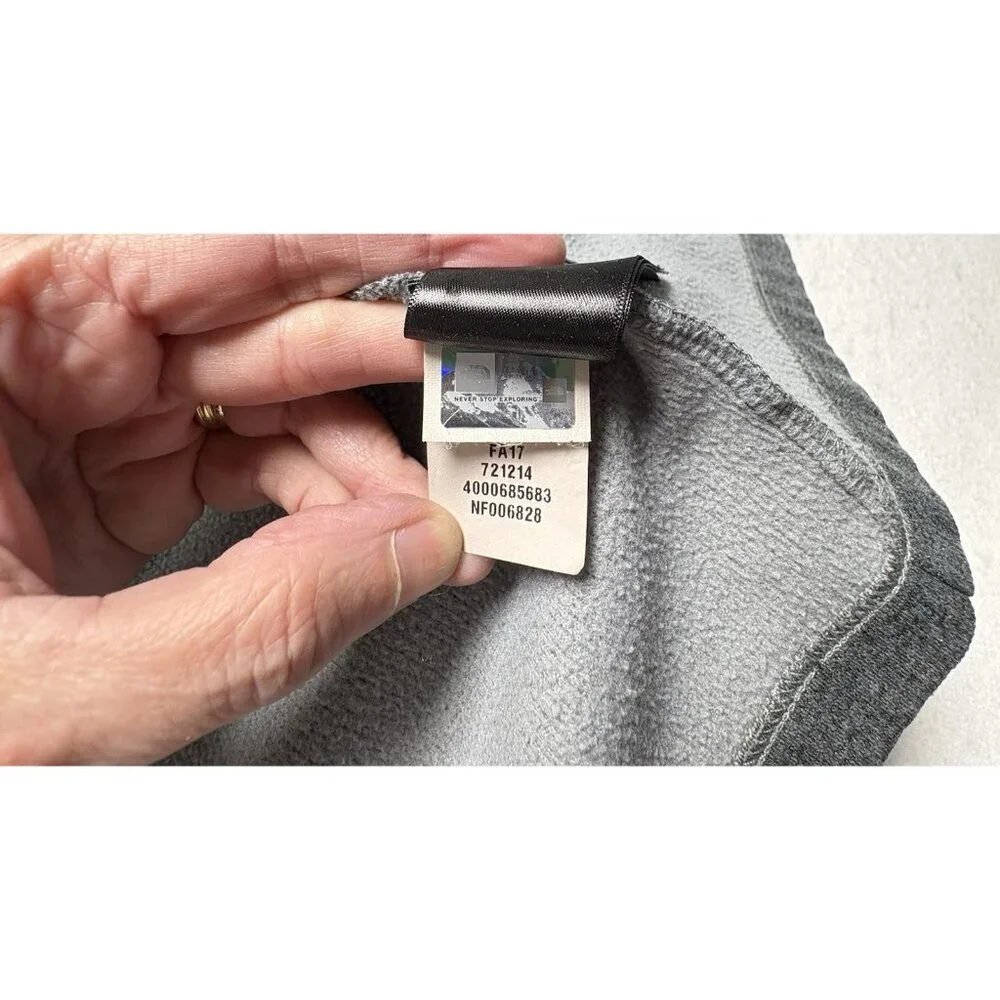 THE NORTH FACE Men Full‎ Zip Lightweight Jacket Sz L Gray Outdoors Hiking 67-4